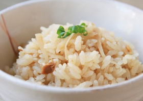 漬け味噌の炊き込みごはん
