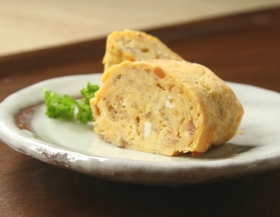 ふりかけ生姜入りたまご焼き