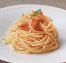 唐辛子にんにくのパスタ